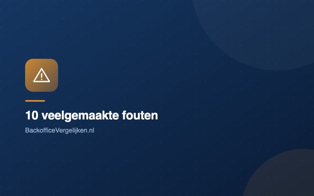 10 fouten die uitzendbureaus maken