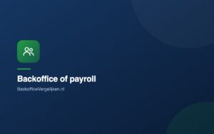 Backoffice of payroll? Wat is het verschil?