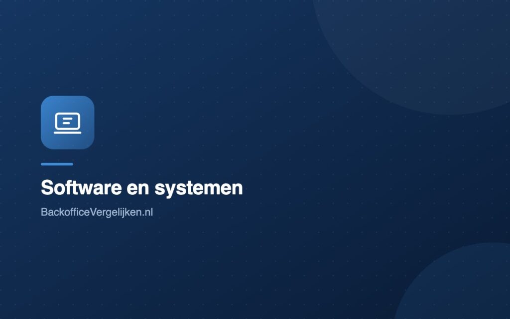 Welke software gebruikt een modern uitzendbureau?